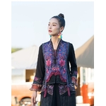 Gilet femme broderie