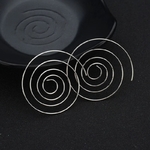 Boucles doreilles femme spirale