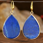 Boucle d oreille  Lapis