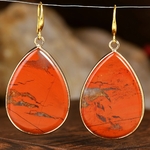 Boucle d oreille  rouge