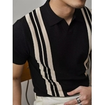Polo noir homme