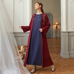Abaya-Robe-musulmane-pour-femmes-Kimono-Hijab-diamant-Caftan-marocain-Islam