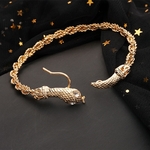 Bracelet-classique-de-style-marocain-bracelet-de-cheville-en-alliage-avec-t-te-de-serpent-fabriqu