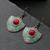 Boucles-d-oreilles-en-pierre-Turquoises-pour-femmes-bouclier-ethnique-sculpt-en-m-tal-bijoux-tib