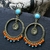 Boucles-d-oreilles-rondes-en-alliage-ethnique-pour-femmes-perles-Orange-goutte-d-eau-bijoux-Vintage