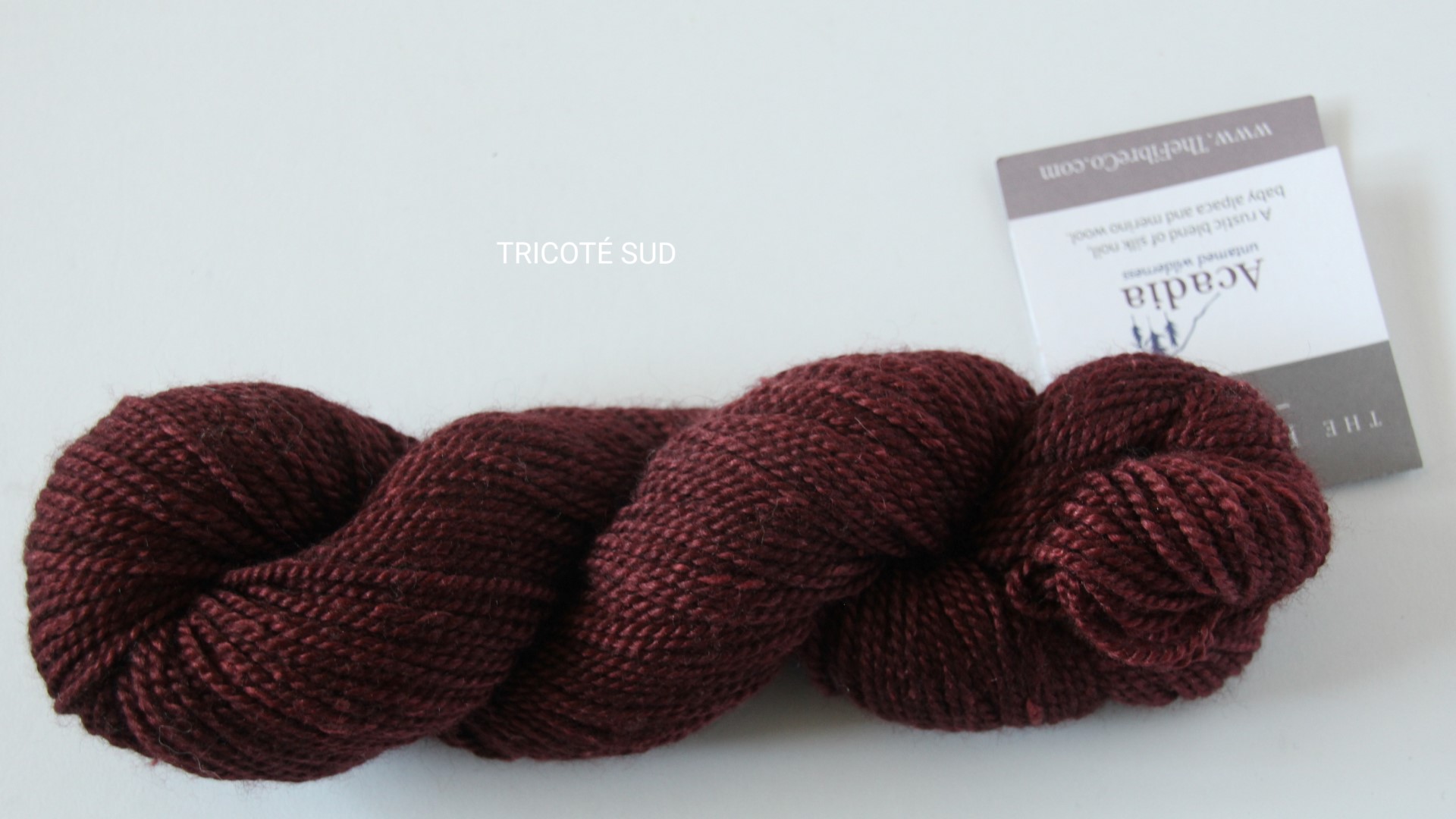 ACADIA FIBRE CO COLORIS CRANBERRY (3) (Large)