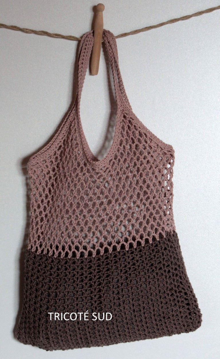 Kit à tricoter du sac filet - Tricot d'intérieur