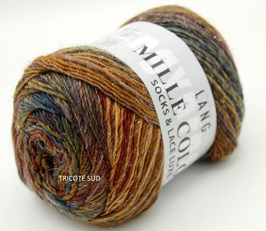 MILLE COLORI SOCKS AND LACE LUXE LANG YARNS COLORIS 26 (1) (Medium)