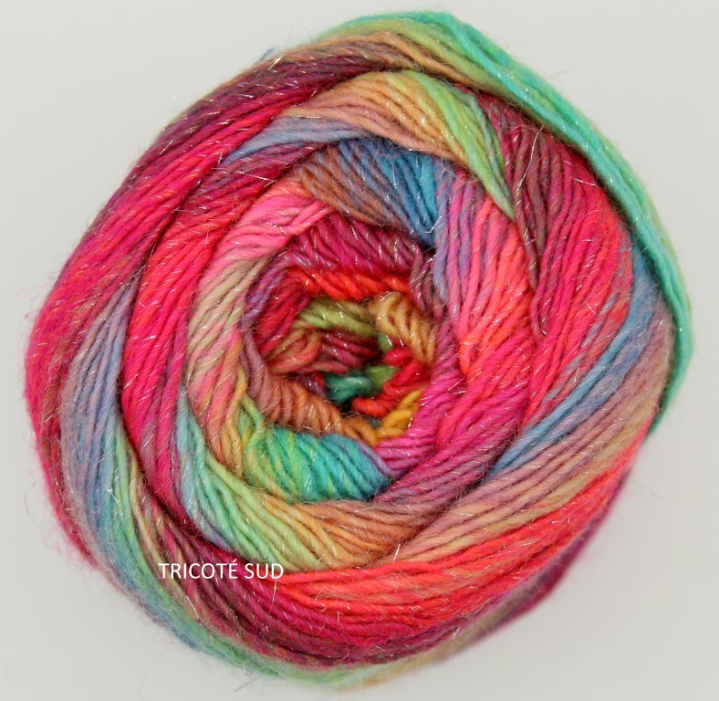 MILLE COLORI SOCKS AND LACE LUXE LANG YARNS COLORIS 51 (2) (Medium)