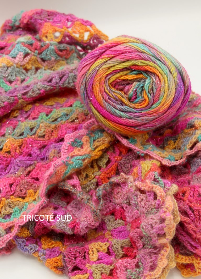 MILLE COLORI SOCKS AND LACE LUXE LANG YARNS COLORIS 53 (3) (Medium)