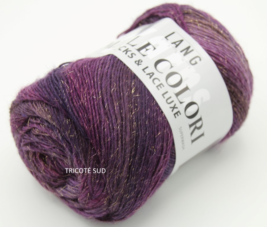 MILLE COLORI SOCKS AND LACE LUXE LANG YARNS COLORIS 80 (1) (Medium)