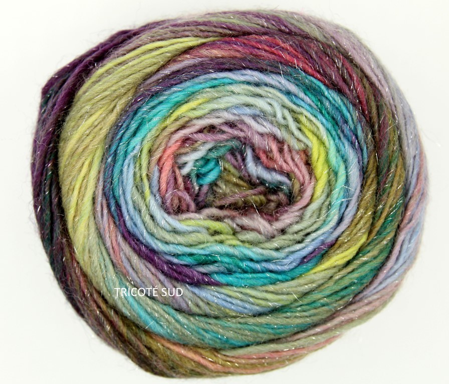 MILLE COLORI SOCKS AND LACE LUXE LANG YARNS COLORIS 151 (8) (Medium)