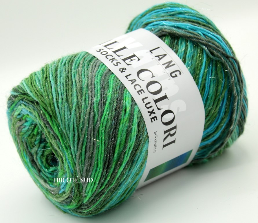 MILLE COLORI SOCKS AND LACE LUXE LANG YARNS COLORIS 17 (1) (Medium)