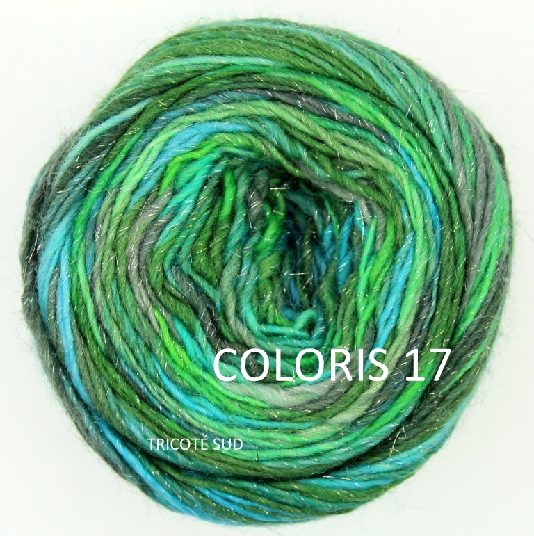 MILLE COLORI SOCKS AND LACE LUXE LANG YARNS COLORIS 17 (2) (Medium)