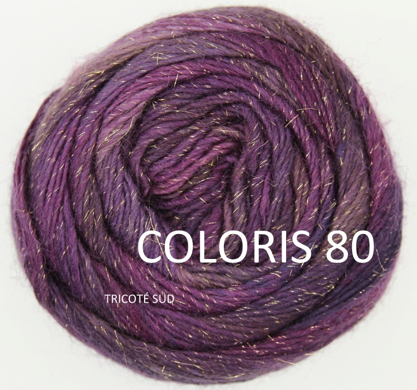 MILLE COLORI SOCKS AND LACE LUXE LANG YARNS COLORIS 80 (2) (Medium)