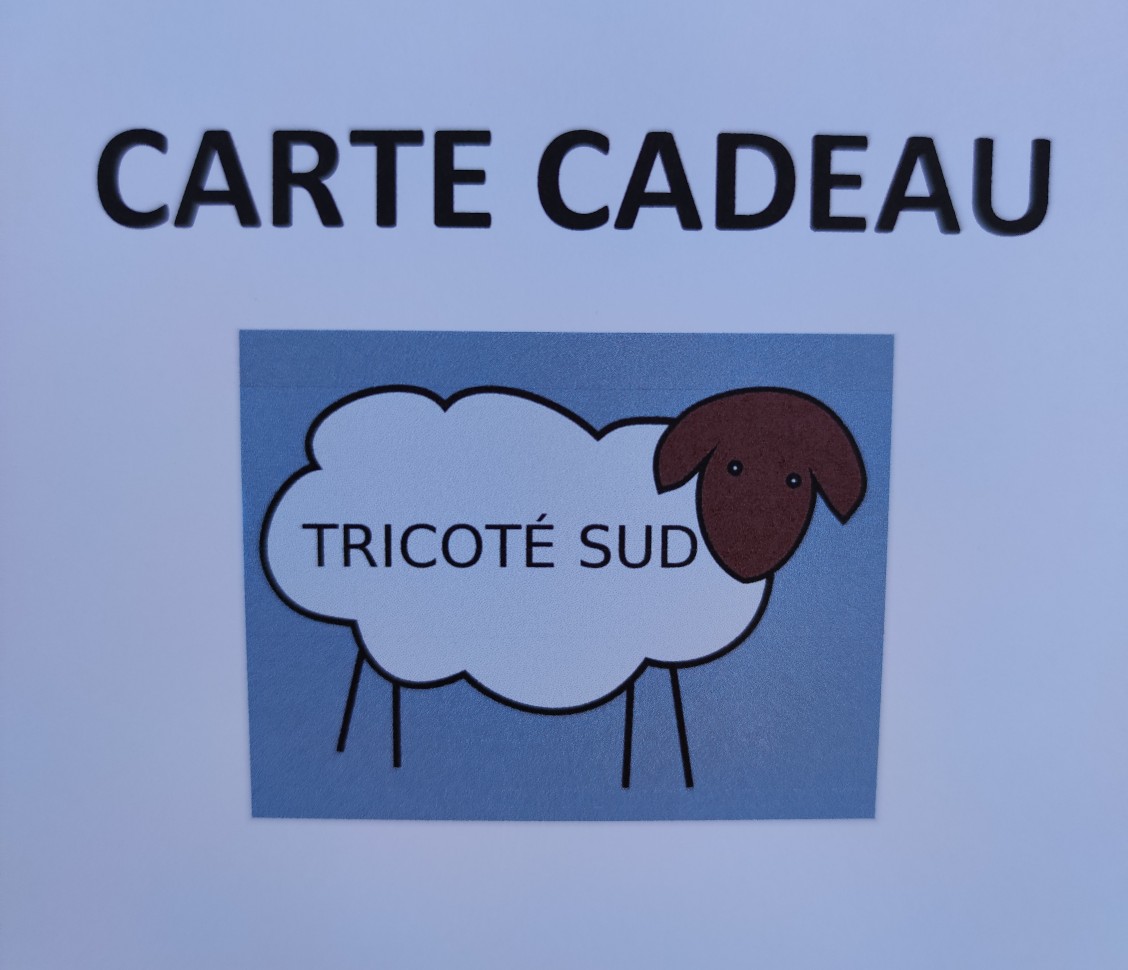 CARTE CADEAU TRICOTE SUD