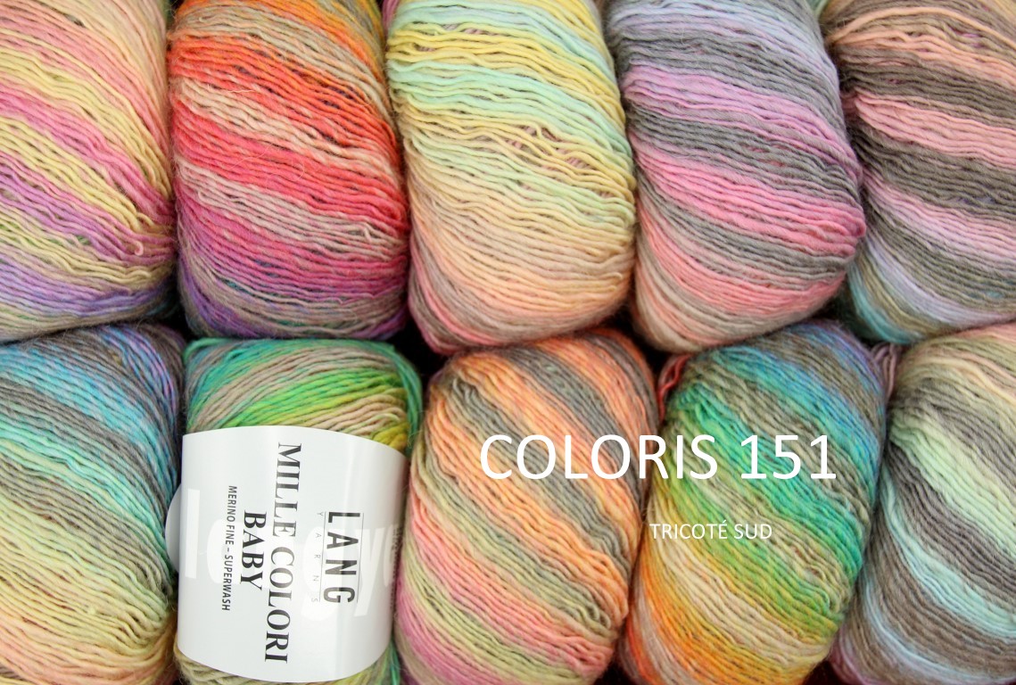 MILLE COLORI BABY LANG YARNS COLORIS 151 (2) (Medium)