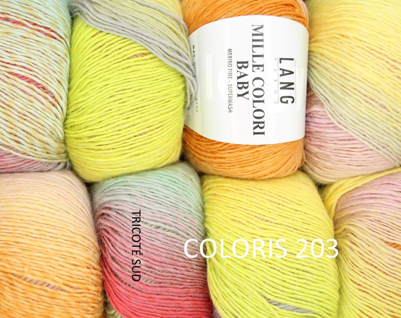 MILLE COLORI BABY LANG YARNS COLORIS 203 (3) (Large)