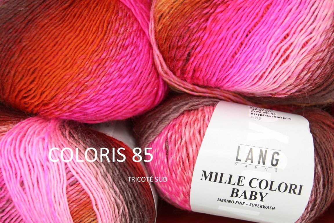 MILLE COLORI BABY LANG YARNS COLORIS 85 (2) (Medium)