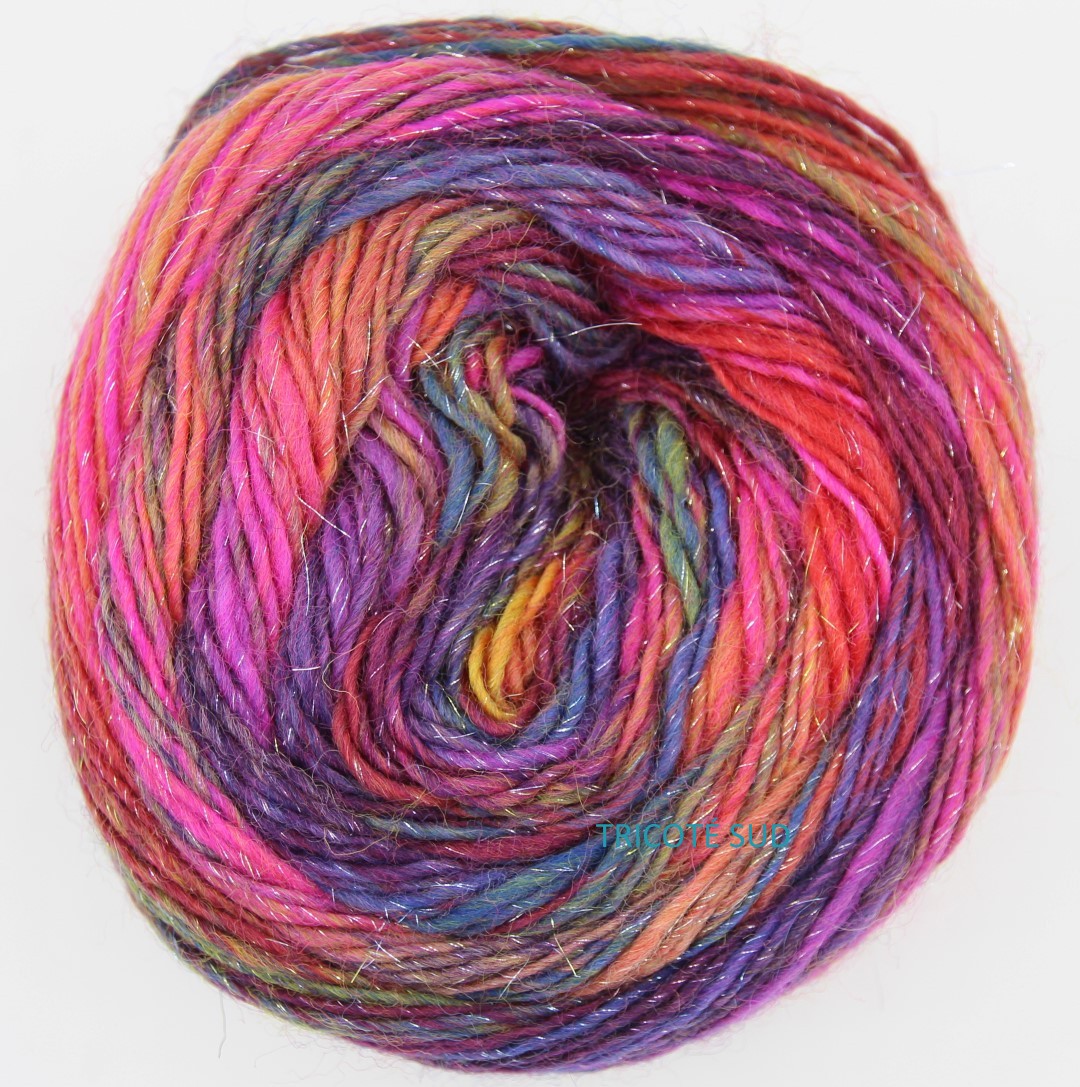 MILLE COLORI SOCKS AND LACE LUXE LANG YARNS COLORIS 206 (2) (Large)