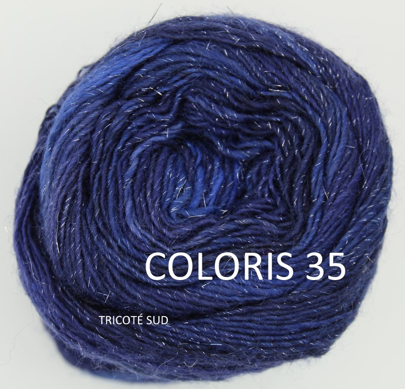MILLE COLORI SOCKS AND LACE LUXE LANG YARNS COLORIS 35 (2) (Medium)