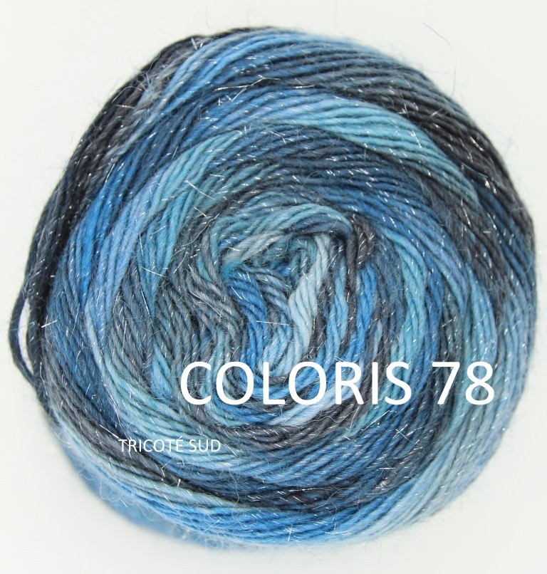MILLE COLORI SOCKS AND LACE LUXE LANG YARNS COLORIS 78 (3) (Medium)