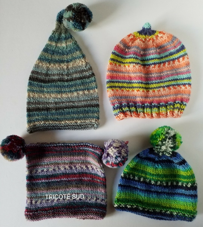 Kit tricot bonnet enfant - Kits tricot/Kits tricot enfant - Tricoté Sud