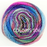 MILLE COLORI SOCKS AND LACE LUXE LANG YARNS COLORIS 106 (3) (Medium)
