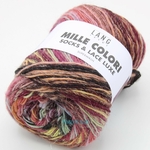MILLE COLORI SOCKS AND LACE LUXE LANG YARNS COLORIS 207 (Large) (2)