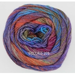 MILLE COLORI SOCKS AND LACE LUXE LANG YARNS COLORIS 201 (2) (Large)