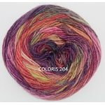 MILLE COLORI SOCKS AND LACE LUXE LANG YARNS COLORIS 204 (2) (Large)