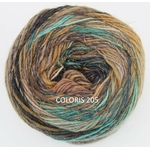 MILLE COLORI SOCKS AND LACE LUXE LANG YARNS COLORIS 205 (2) (Large)