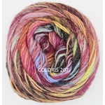 MILLE COLORI SOCKS AND LACE LUXE LANG YARNS COLORIS 200 (3)207 (Large)