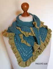 CHALE CALYPSO COTON ET LAINE (15) (Medium)