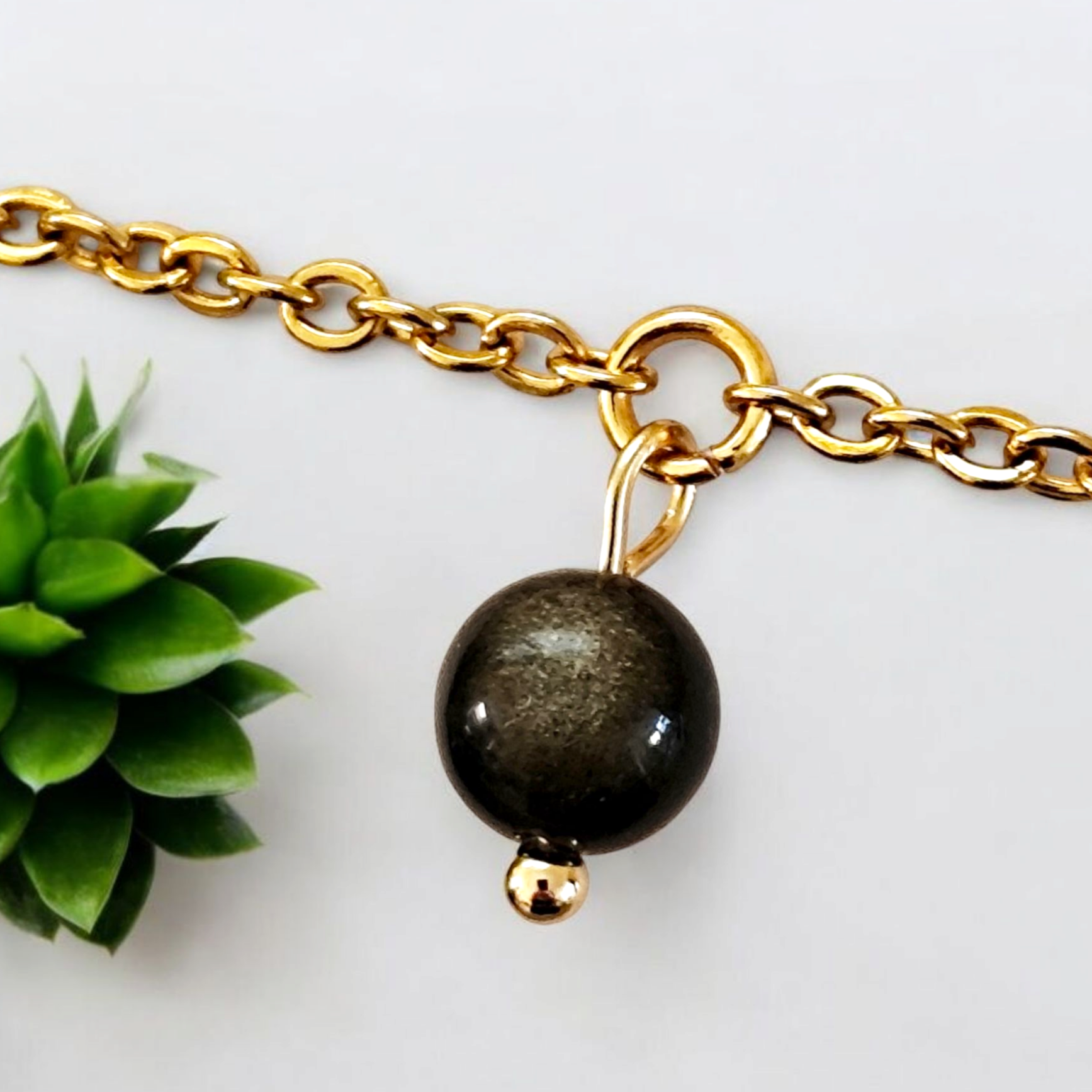 obsidienne dorée