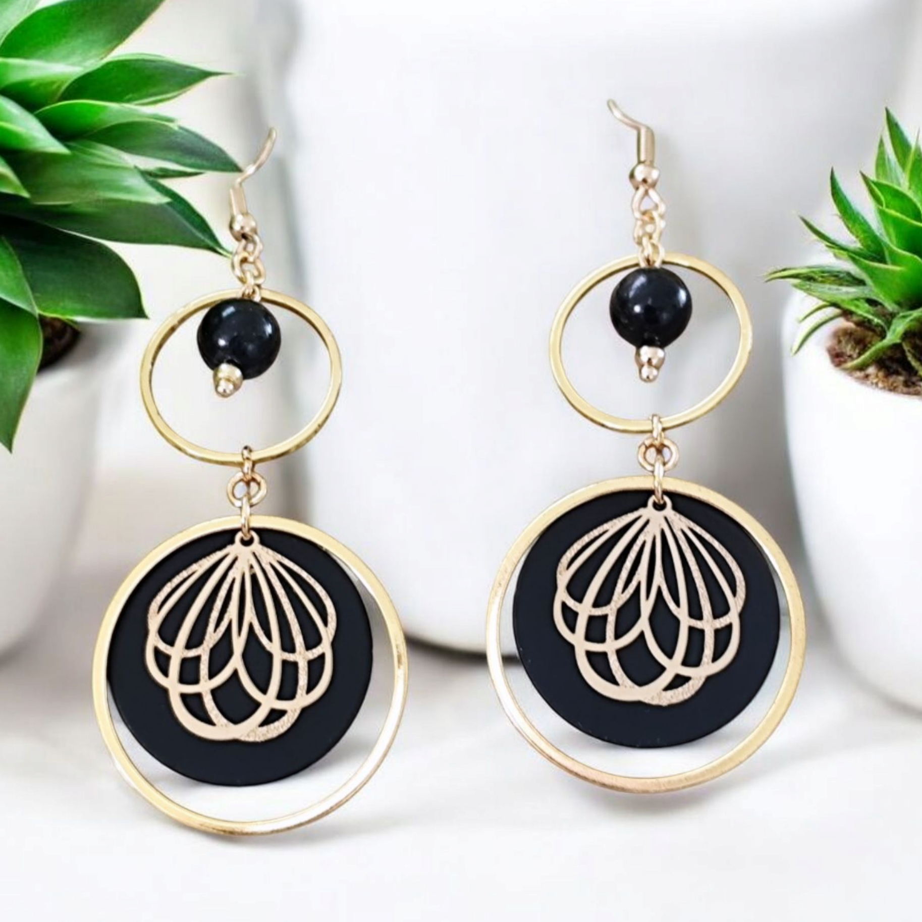 boucles doreilles acier inoxydable