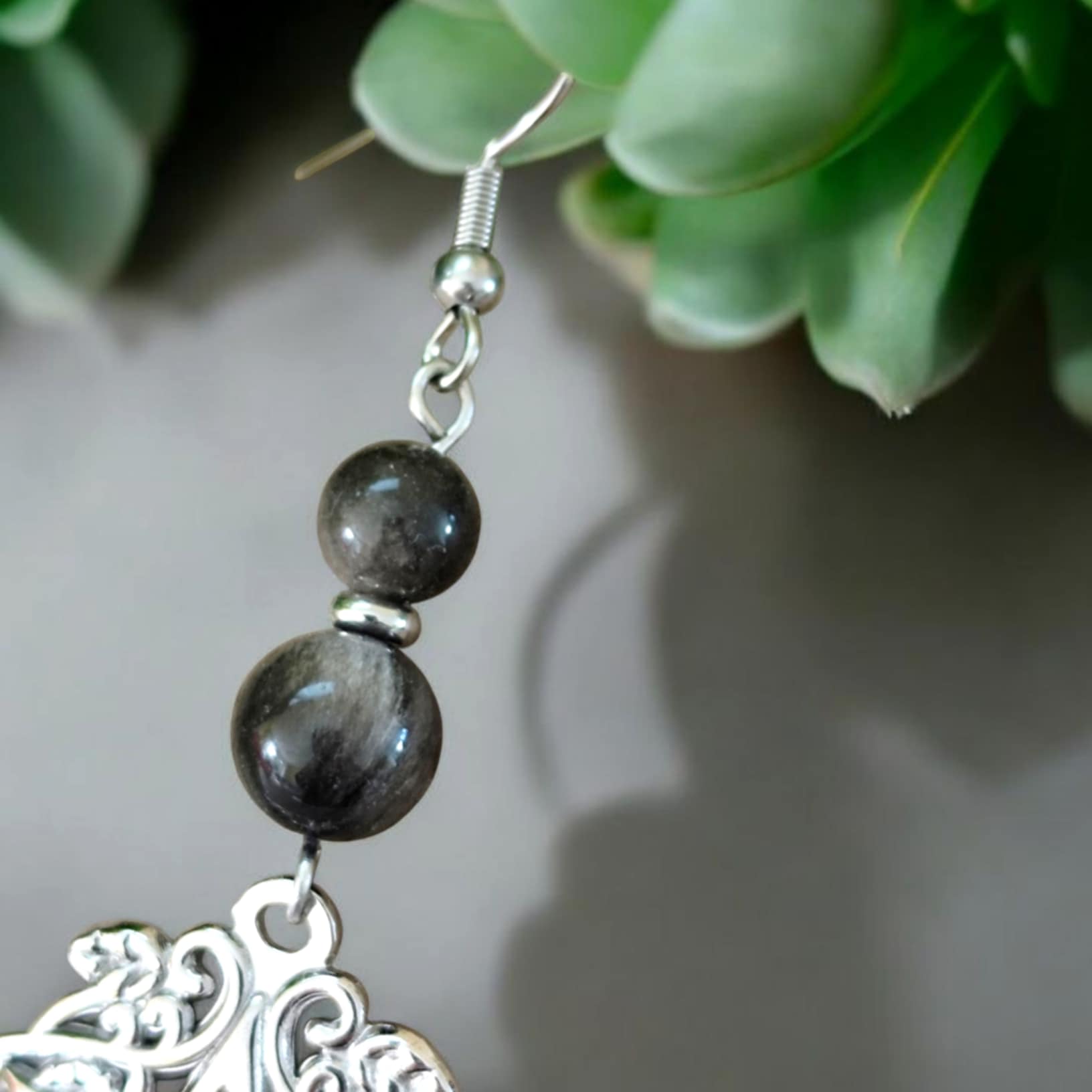 obsidienne argentée