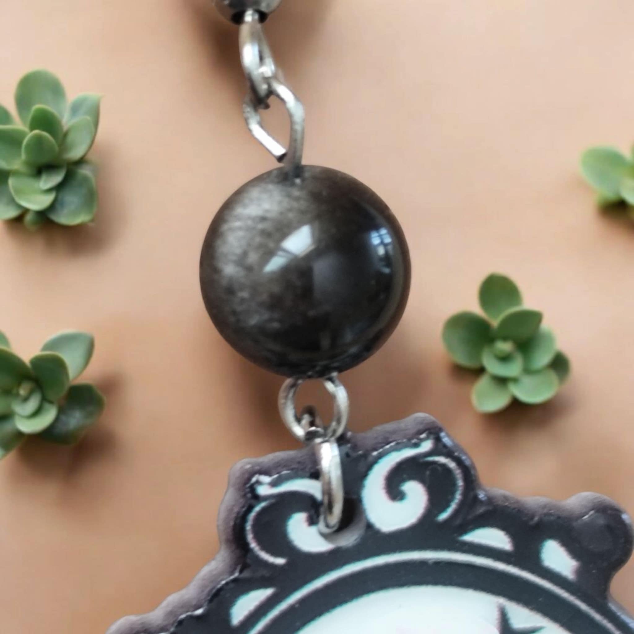 obsidienne argentée