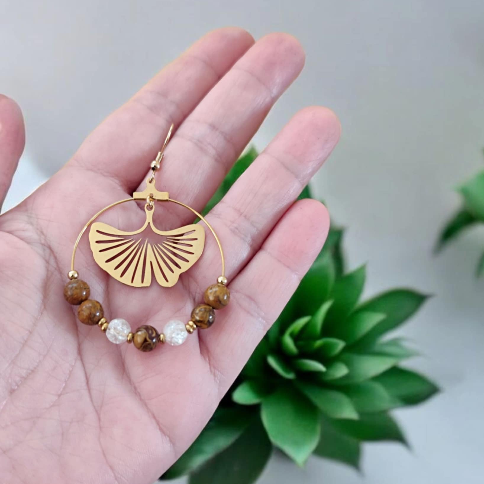 boucles doreilles acier