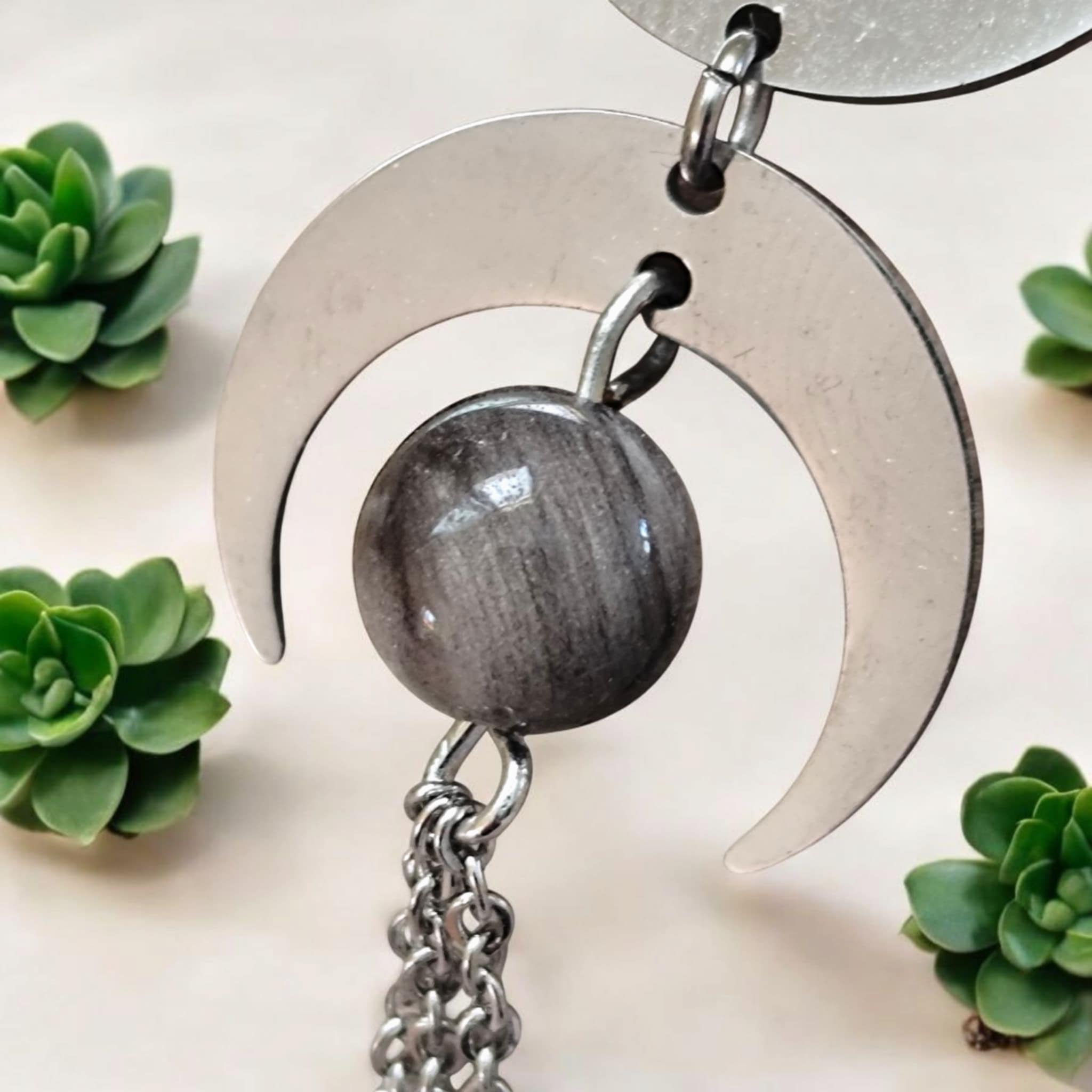 obsidienne argentée