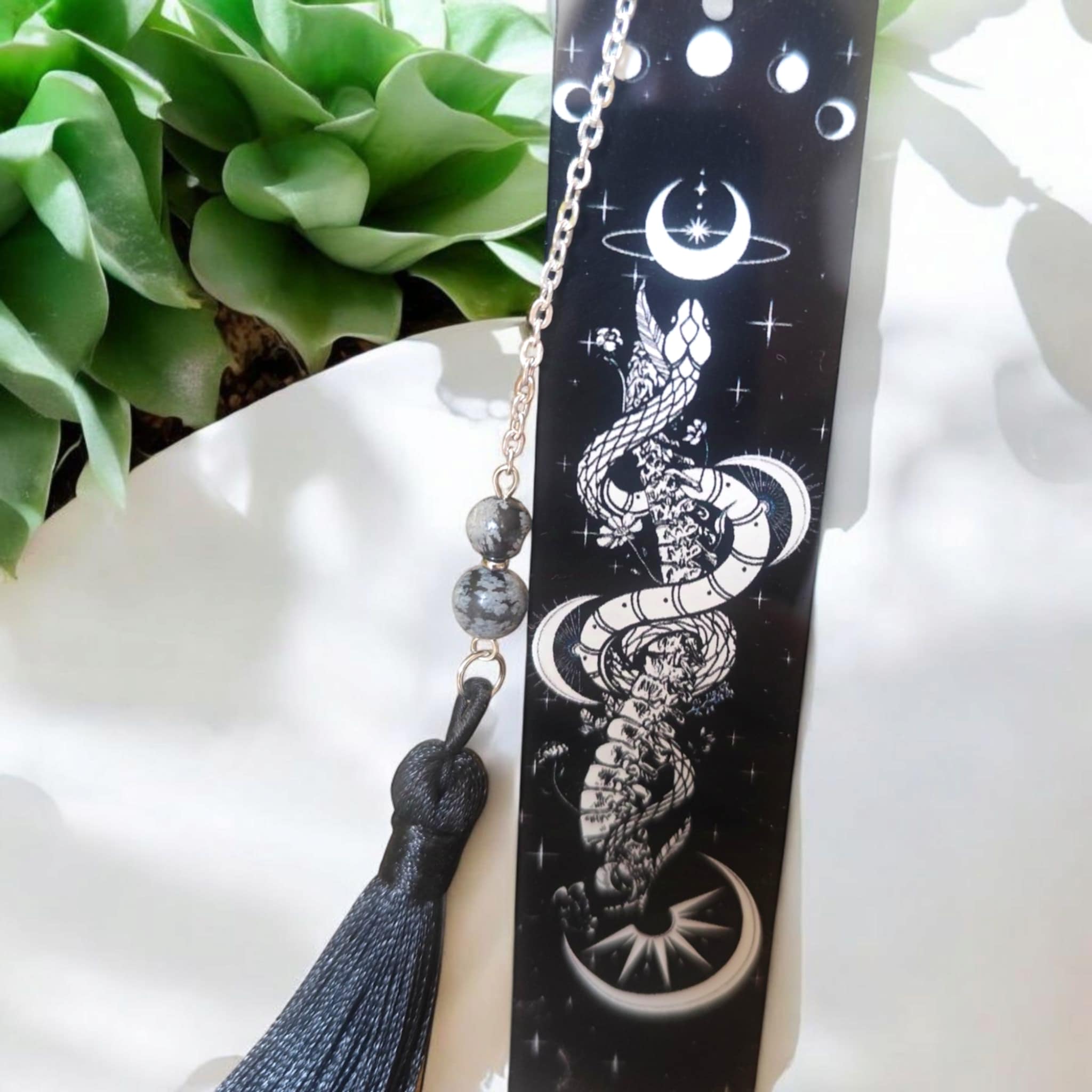 marque page serpent et lune