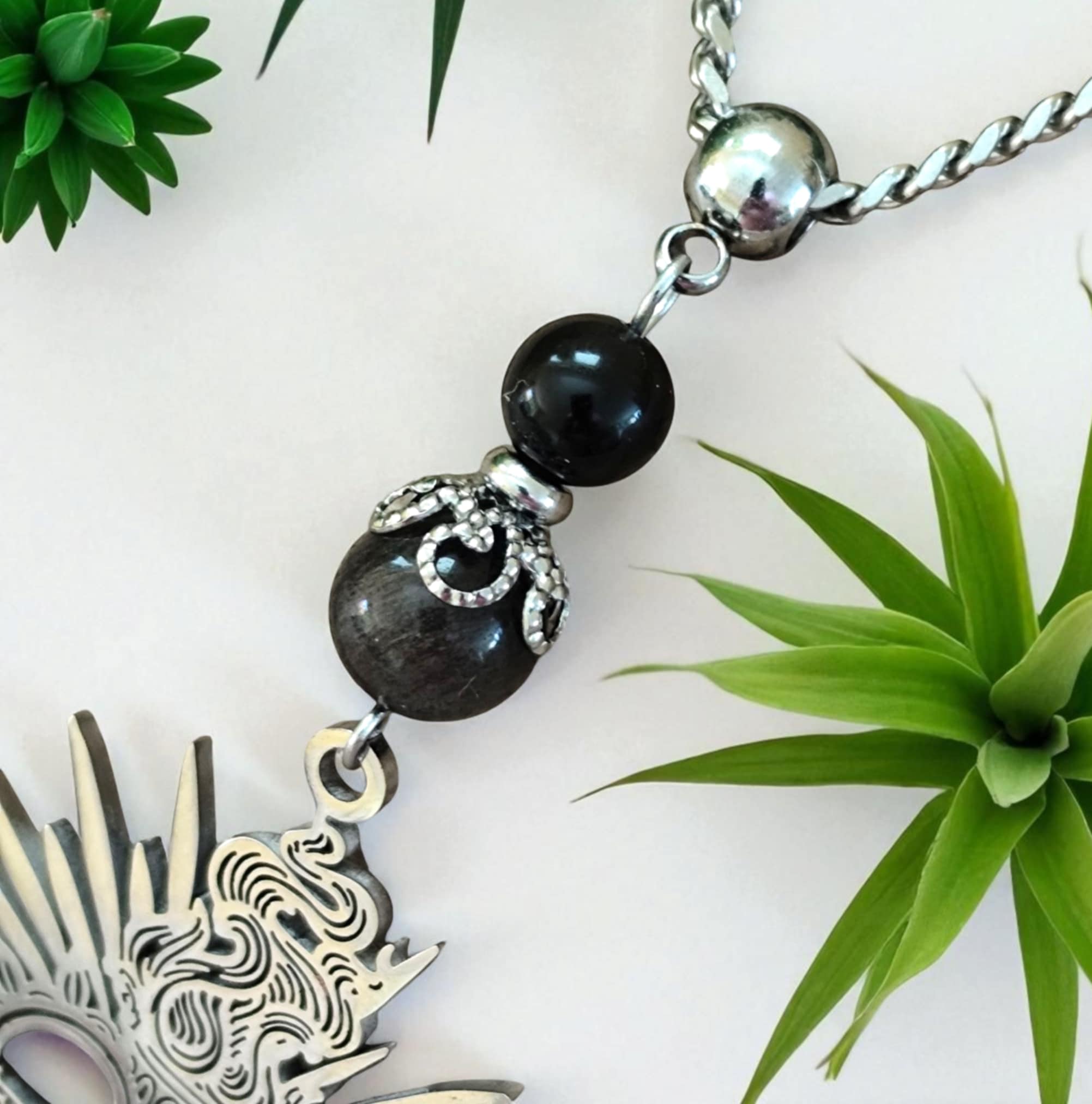 obsidienne argentée