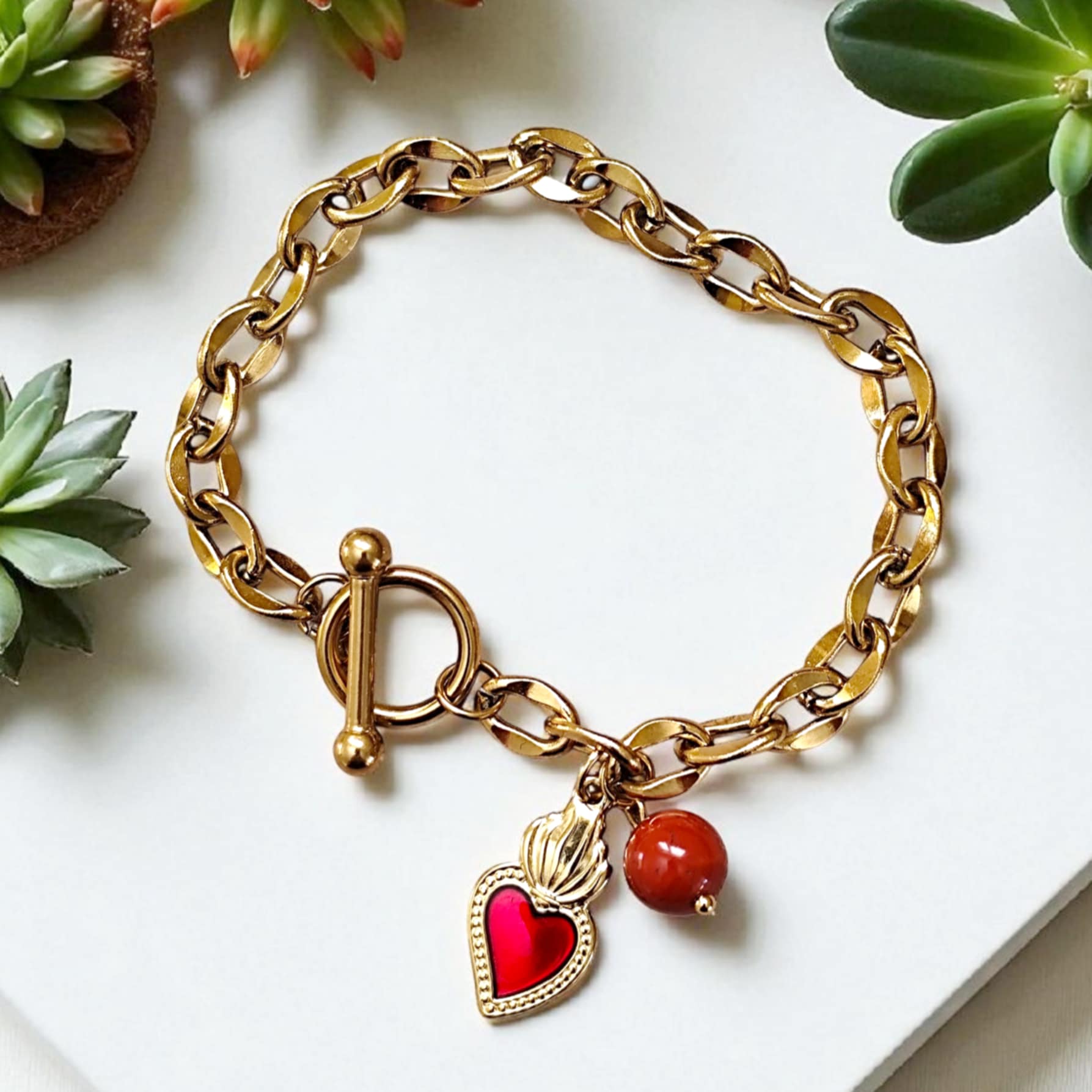 Bracelet coeur sacré