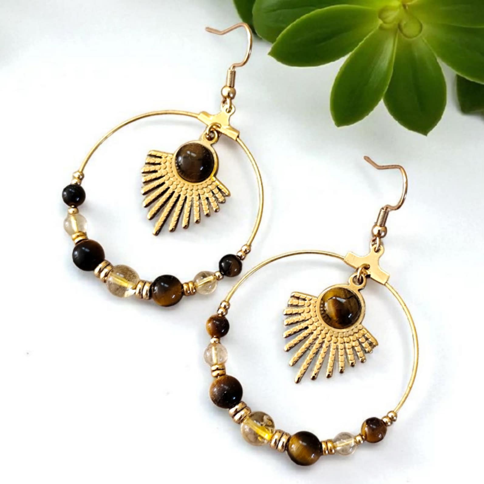 boucles doreilles acier inoxydable