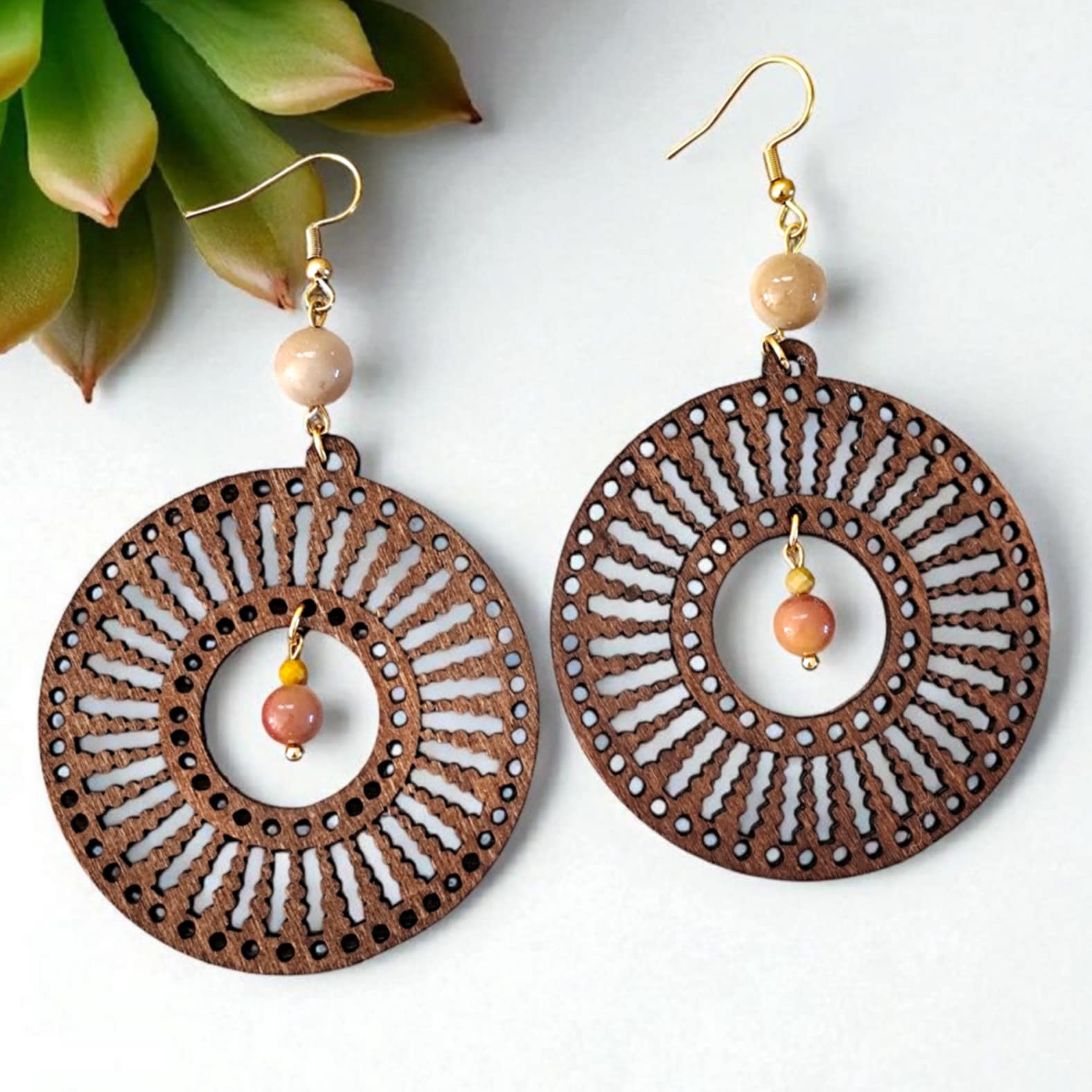 boucles doreilles lithothérapie