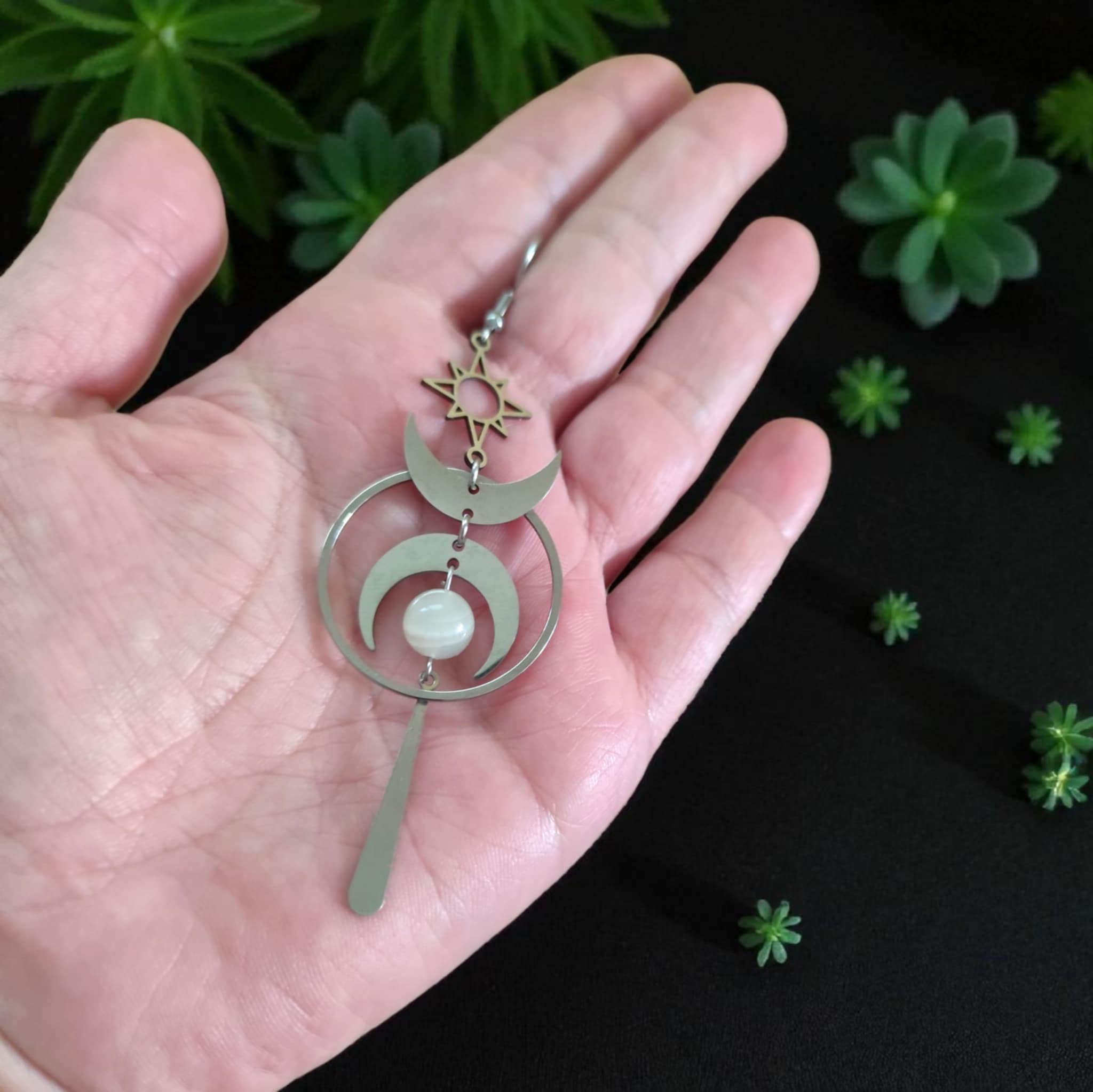 Boucles doreilles acier