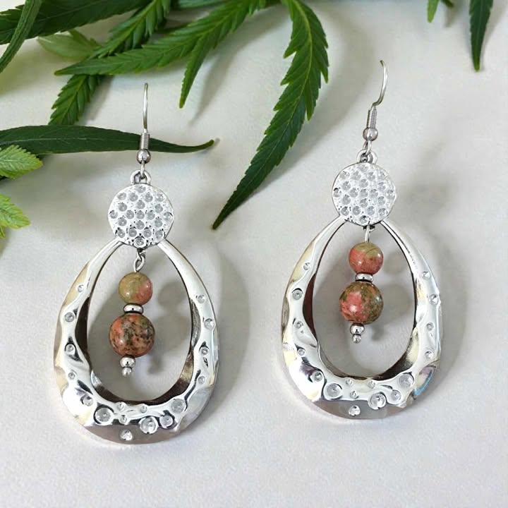 Boucles doreilles en pierres naturelles