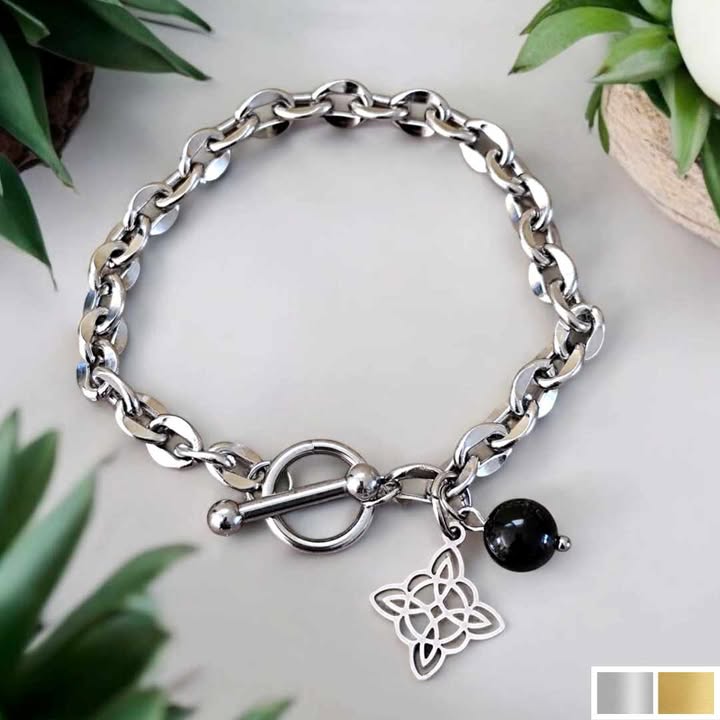 bracelet chaîne noeud de sorcière