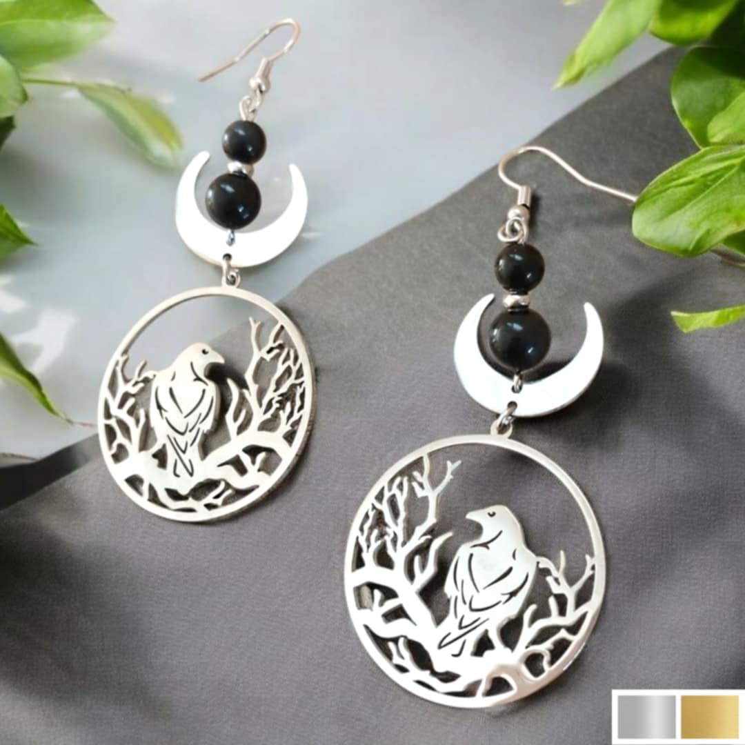 boucles-oreilles-corbeau-morrigan-pierre-naturelle