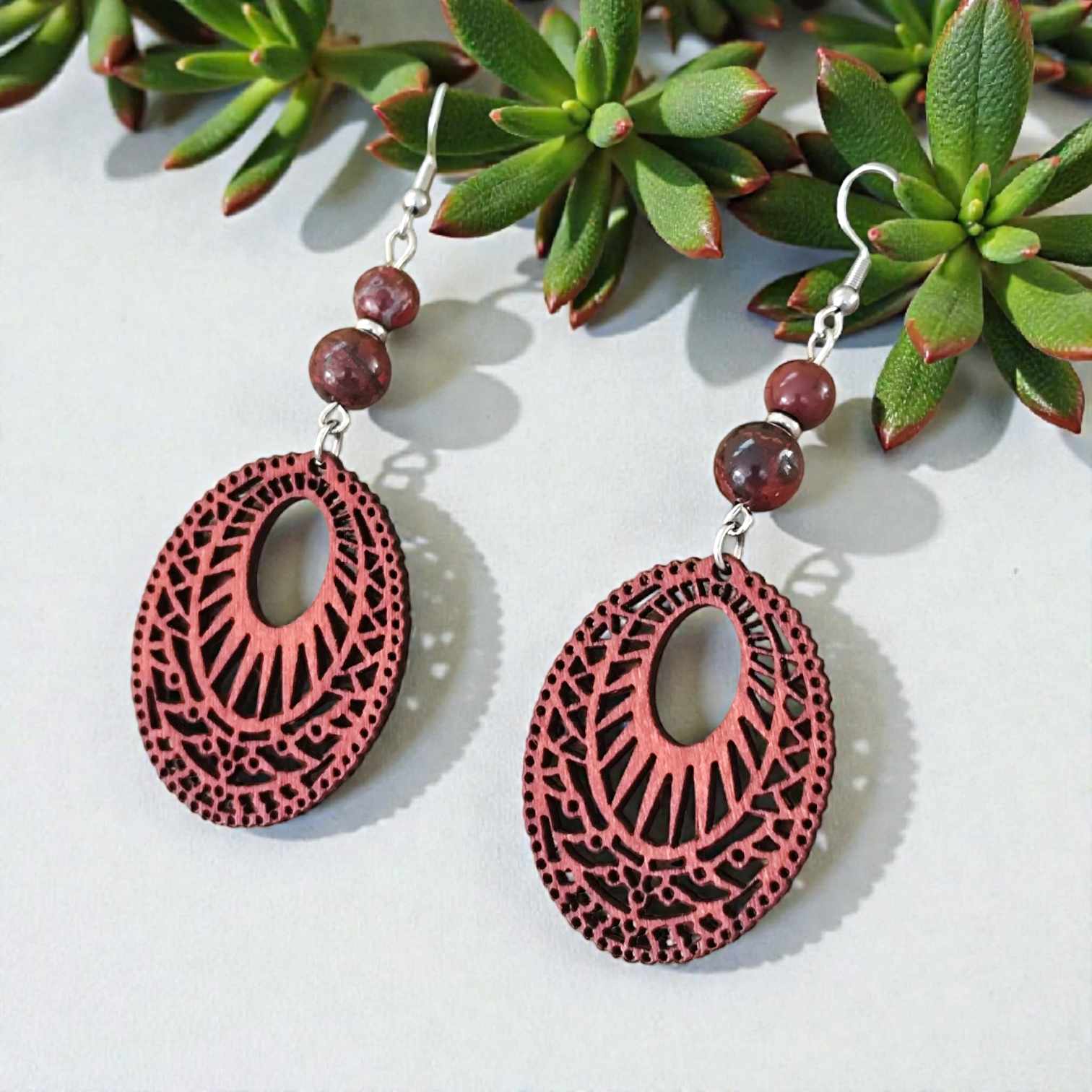 boucles doreilles lithothérapie
